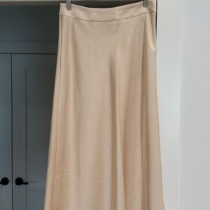 Elegant Butter Yellow A-Line Women's Skirt
